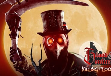 Killing Floor 2 Halloween Update logo showing a man in a plague mask and a top hat with a scythe