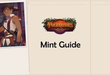 Potionomics Mint Character Guide header