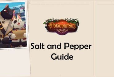 Potionomics Salt and Pepper Character Guide header