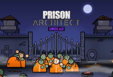 Prison Architect - Undead key art showing how you'll have to deal with the undead now.
