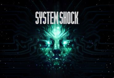 The System Shock remake logo showing SHODAN in all her glory.