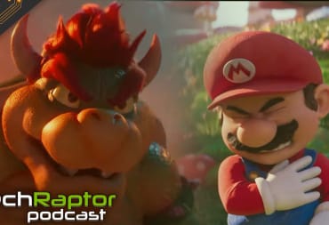 Mario Movie Image With Bowser and Mario Grimacing