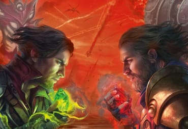 Image of the brothers, Urza and Misha, from Magic The Gathering The Brothers' War set