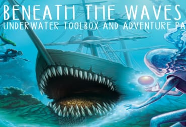 The cover of Beneath The Waves, featuring a Ship Mimic.