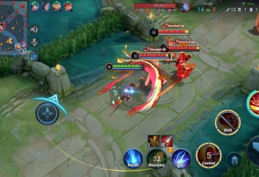 Champions battling one another in the popular Chinese MOBA Honor of Kings