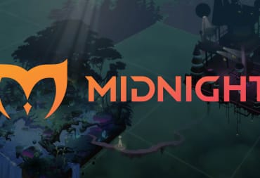 The Midnight crypto developer logo over a backdrop of some art from one of its games, possibly