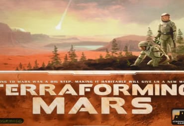 Box artwork of the game Terraforming Mars