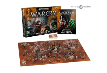 The contents of Warhammer Warcry Sundered Fate