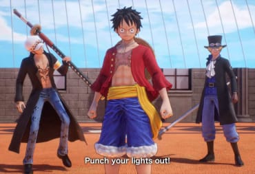 Luffy and his friends in One Piece Odyssey