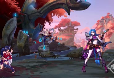 Jinx and Ahri facing off against each other in Project L