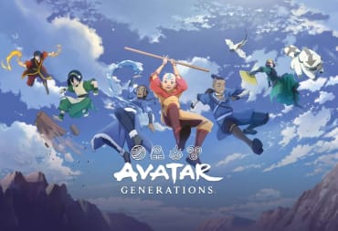 Several characters from the Avatar series in Avatar Generations including Aang, Sokka, Katara, Toph, and more