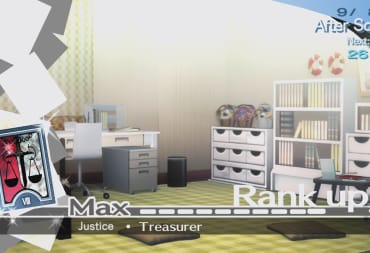 An image of an Arcana in Persona 3 Portable reaching max