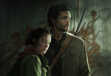 Key art of Joel and Ellie from the Last of Us on HBO
