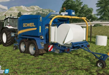 One of the new Goweil machines in the Farming Simulator 22 Goweil Pack DLC