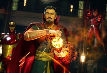 Dr. Strange, Iron Man, and Scarlet Witch in Firaxis' Marvel's Midnight Suns, headed up by Jake Solomon