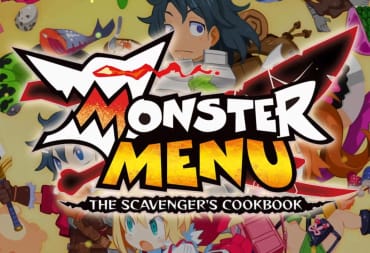 Key art and a logo for Monster Menu: The Scavenger's Cookbook