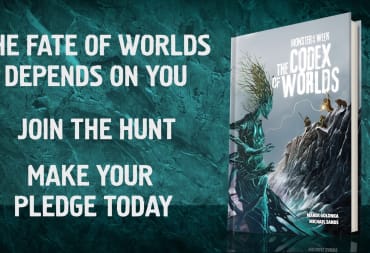 Promo image of the Codex of Worlds supplement for Monster of the Week