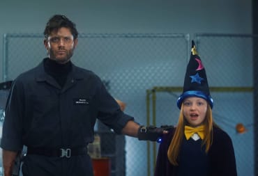 Jensen Ackles and a young witch girl in the new Atomic Heart trailer