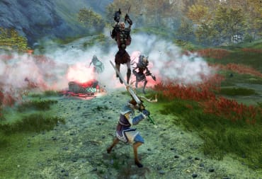 Skeletons leaping towards the player character in Ravenbound
