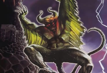 The monstrous cover art for the classic RPG DeathKeep, one of the D&D RPGs being re-released on PC this month