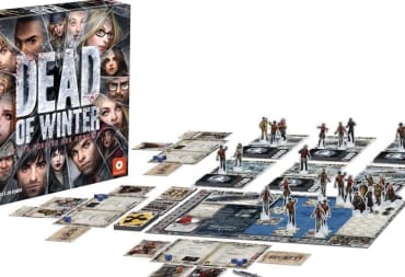 Dead of Winter Cover Art and Box Contents on White Void