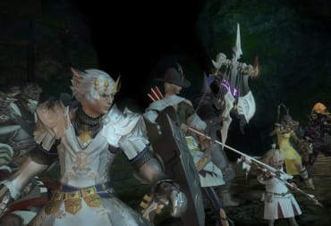 A party of adventurers in Final Fantasy XIV