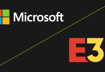 Image of the Microsoft Logo To The Left of The E3 Logo