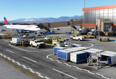 Microsoft Flight Simulator Salt Lake City Airport Screenshot