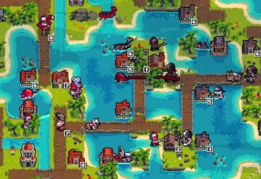 Map of world in Wargroove 2 