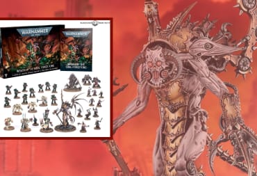 An image of Vashtorr and the box contents of Wrath of the Soul Forge King