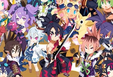 Artwork depicting the cast of characters in Disgaea 7