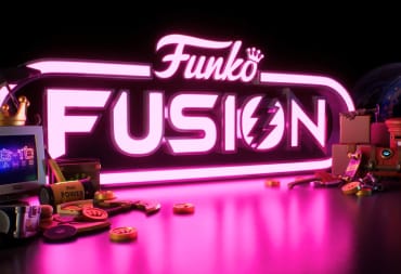 The official neon-drenched logo for Funko Fusion, the new game from 10:10 Games and Funko
