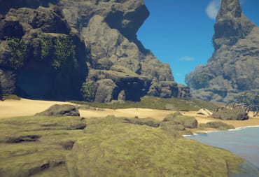 Survival: Fountain of Youth Preview - Looking at the Grotto and Bones on the Beach from Some Rocks