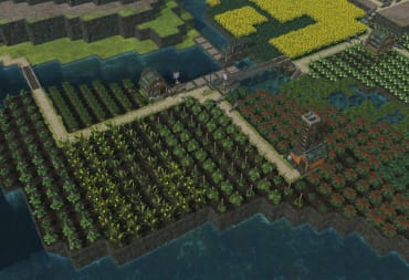 A neat and orderly food production facility in Timberborn update 4