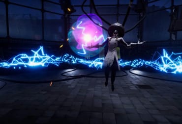 Doctor Blackbrew rising above a lightning circle in the new V Rising Secrets of Gloomrot gameplay trailer
