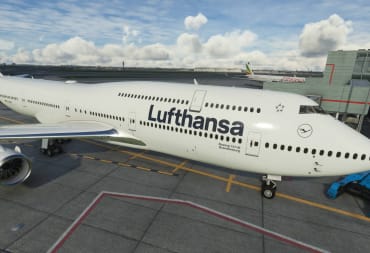 Microsoft Flight Simulator Lufthansa 747-8i at Toronto Airport