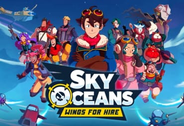 The key art for Sky Oceans: Wings for Hire, a classic JRPG-inspired game from PQube and Octeto Studios