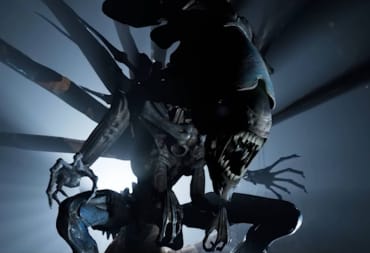 A xenomorph roaring in Aliens Dark Descent
