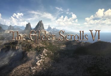 The Elder Scrolls VI - Teaser Screen Showing a Landscape With the Logo