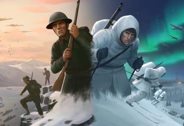 Key art for the new Hearts of Iron IV: Arms Against Tyranny expansion, showing soldiers in the snow
