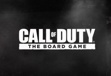 The logo for Call of Duty: The Board Game on a black background.