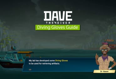 Dave gets the diving gloves in dave the diver
