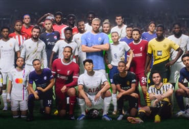 EA Sports FC 24 Players Posing in the field