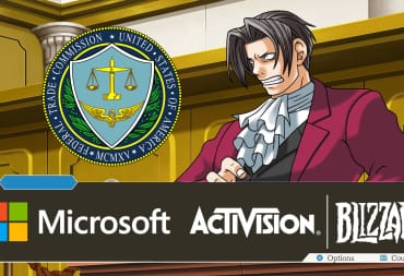 Miles Edgeworth from Ace Attorney as the FTC defeated by Microsoft and Activision