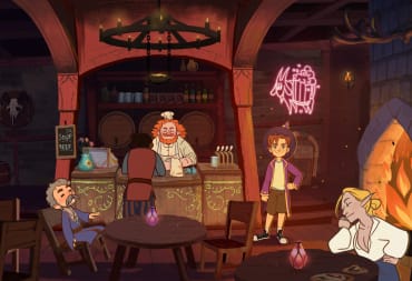 A bustling pub scene in Simon the Sorcerer Origins