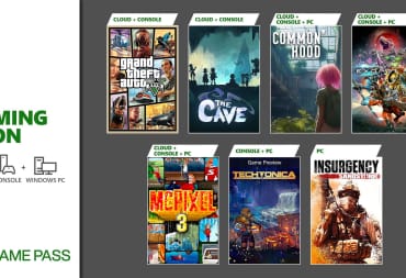 The games being added as part of Xbox Game Pass July 2023 Wave 1, presented as cover art as is customary for Xbox