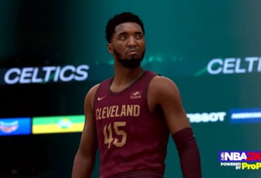 Donovan Mitchell playing for the Cleveland Cavaliers in NBA 2K24