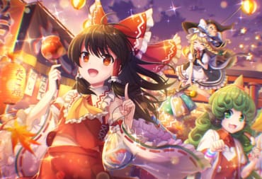 Artwork of many of the characters in the Touhou Project game Touhou Danmaku Kagura Phantasia Lost