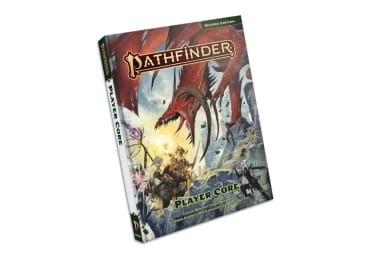 Cover artwork for the Pathfinder Remaster Player Core book.