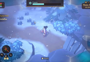 How to Get to the Frozen Plateau Mountains in Fae Farm - Cover Image Freeze Effect on the Player